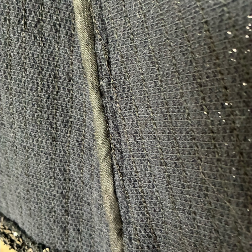 Black Sequin & Feather Statement Jacket - image 4